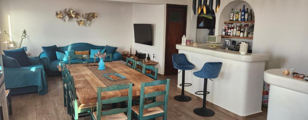 Posezení v ubytování Hotel Kastelakia Mykonos