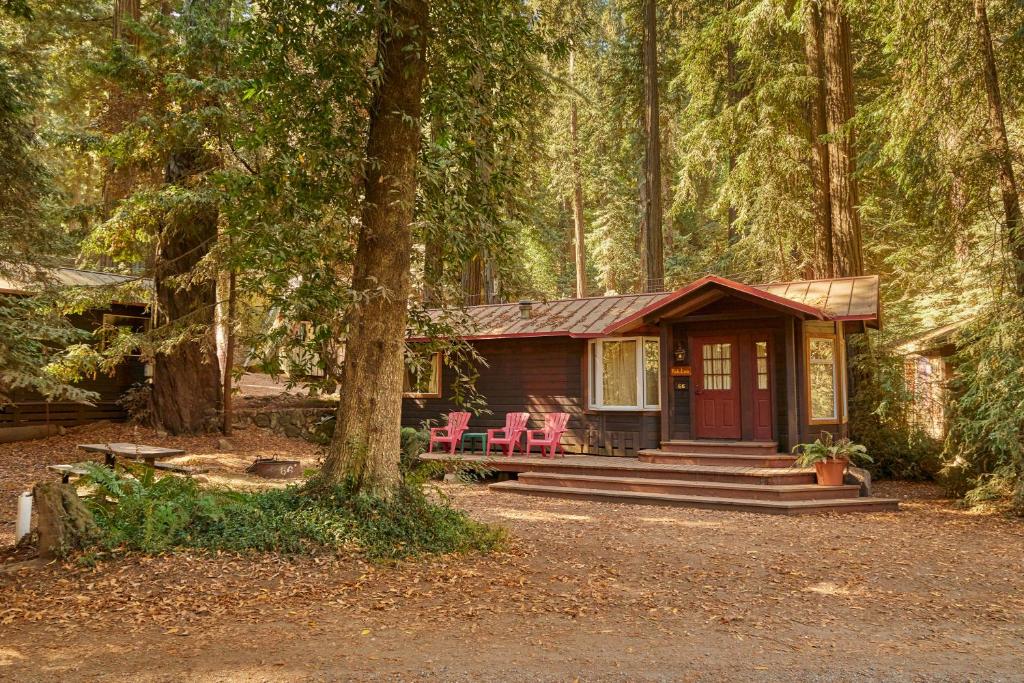 Big Sur Campground and Cabins - Cabine Met 1 Slaapkamer En Keuken