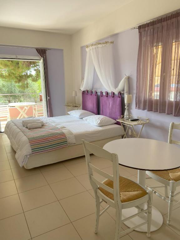 Postel nebo postele na pokoji v ubytování Casa di Terra