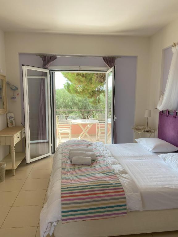 Postel nebo postele na pokoji v ubytování Casa di Terra