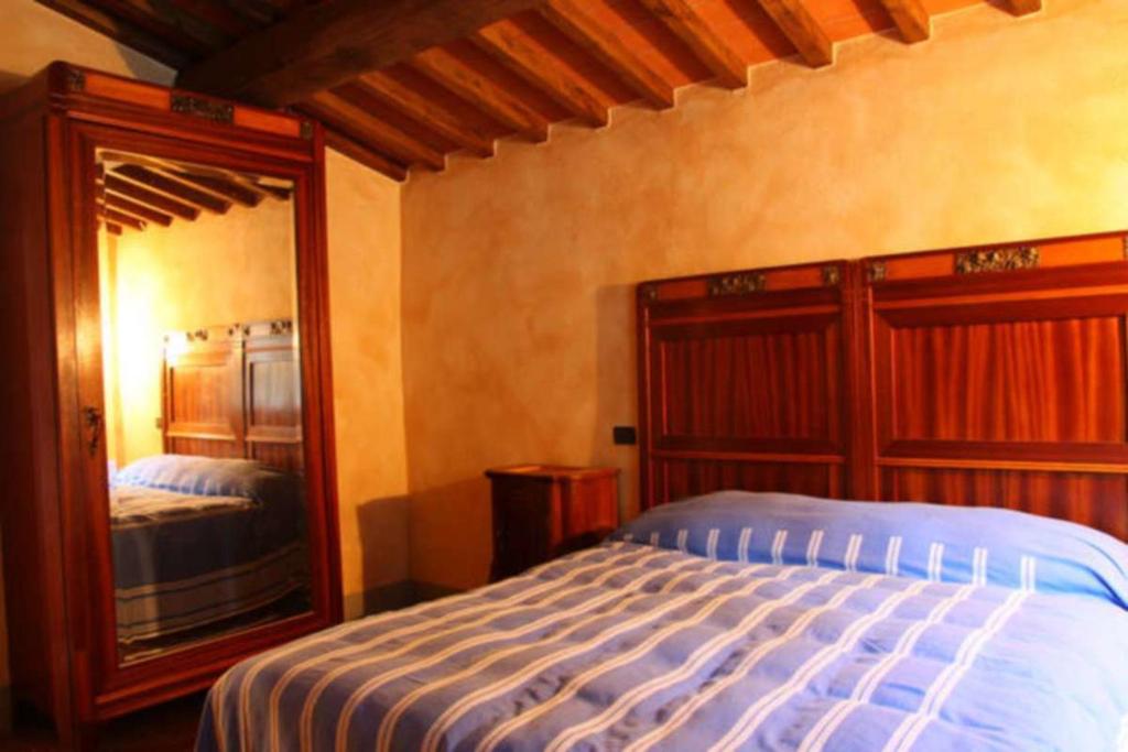 Lova arba lovos apgyvendinimo įstaigoje Casetta Di Ugolino