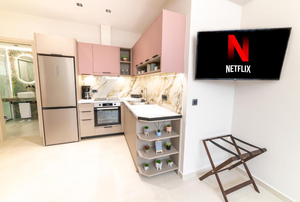 Kuchyňa alebo kuchynka v ubytovaní Bella Vasilica Luxury Apartments