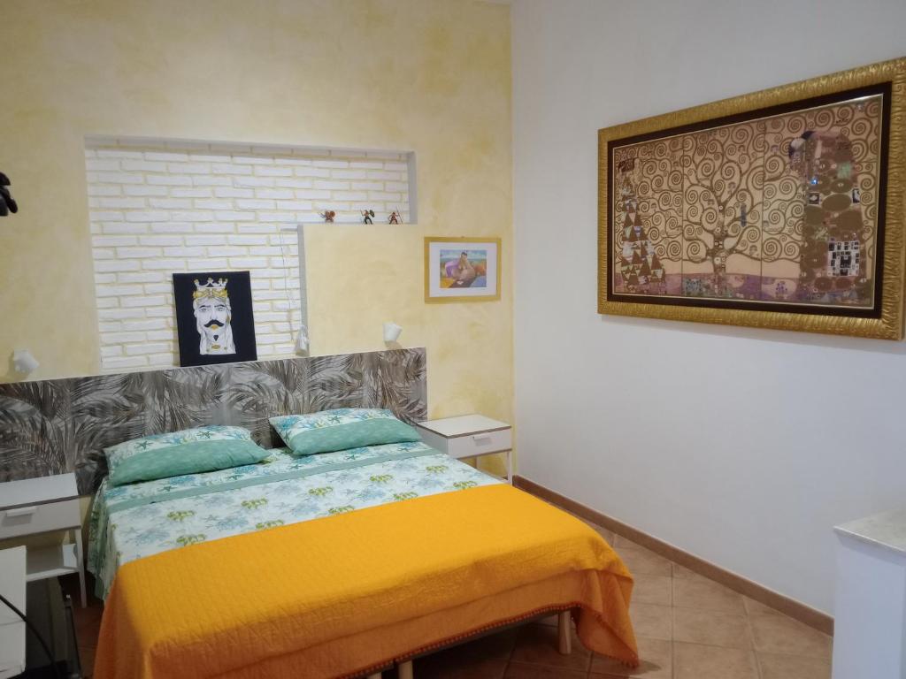 Posteľ alebo postele v izbe v ubytovaní La Cascina Di Barone