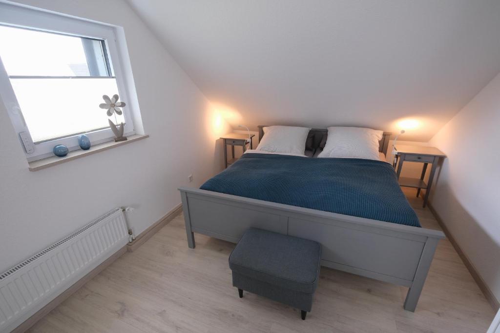 Postel nebo postele na pokoji v ubytování Casa alla Torre