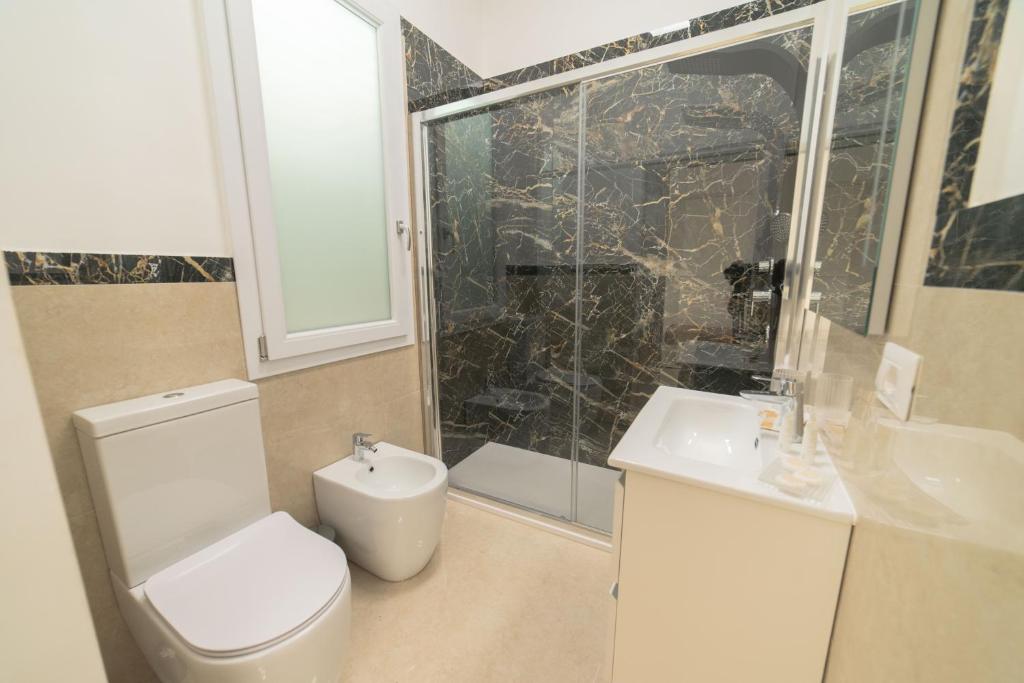Koupelna v ubytování B&B MANDORLO BIANCO