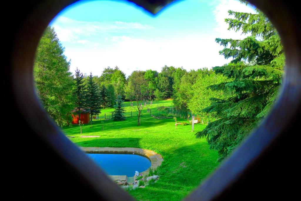 Zahrada ubytování Guest House Sněžník