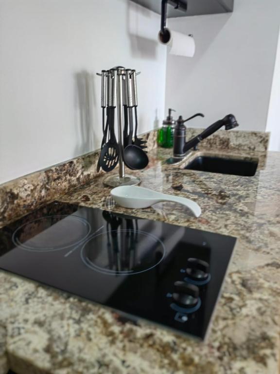 Kuchyň nebo kuchyňský kout v ubytování Casa Cacho