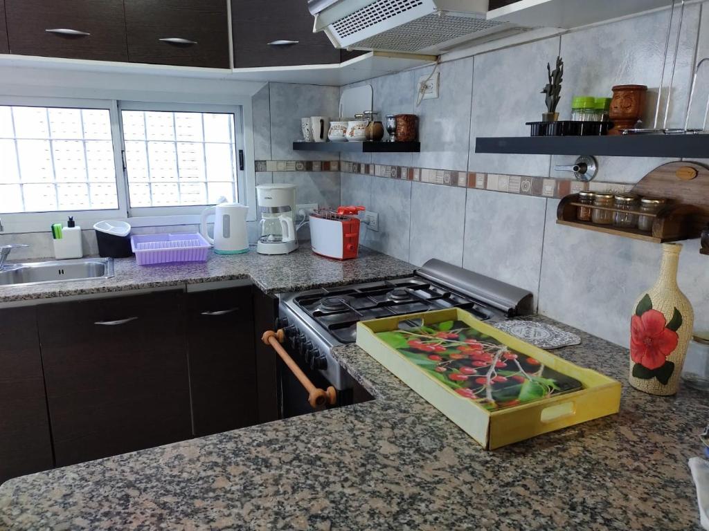 Dapur atau dapur kecil di Duplex Escritores Argentinos