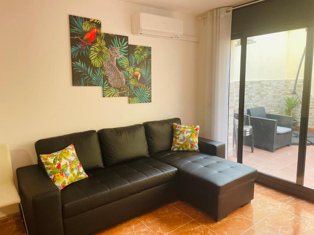 Posezení v ubytování Beach Apartment Artigas