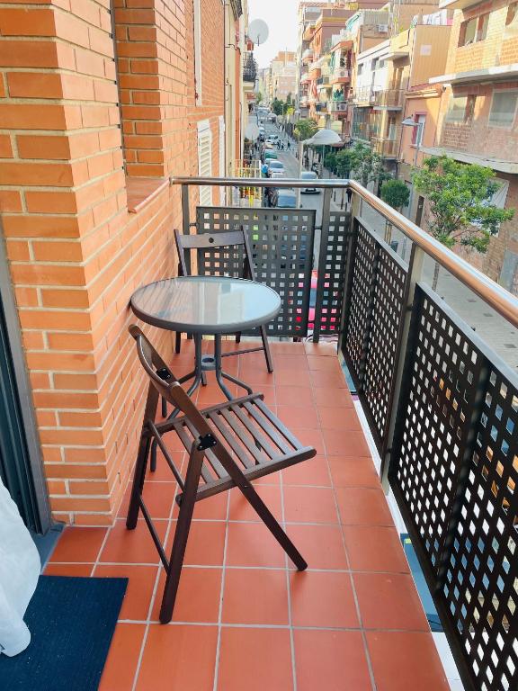 Balkón nebo terasa v ubytování Beach Apartment Artigas