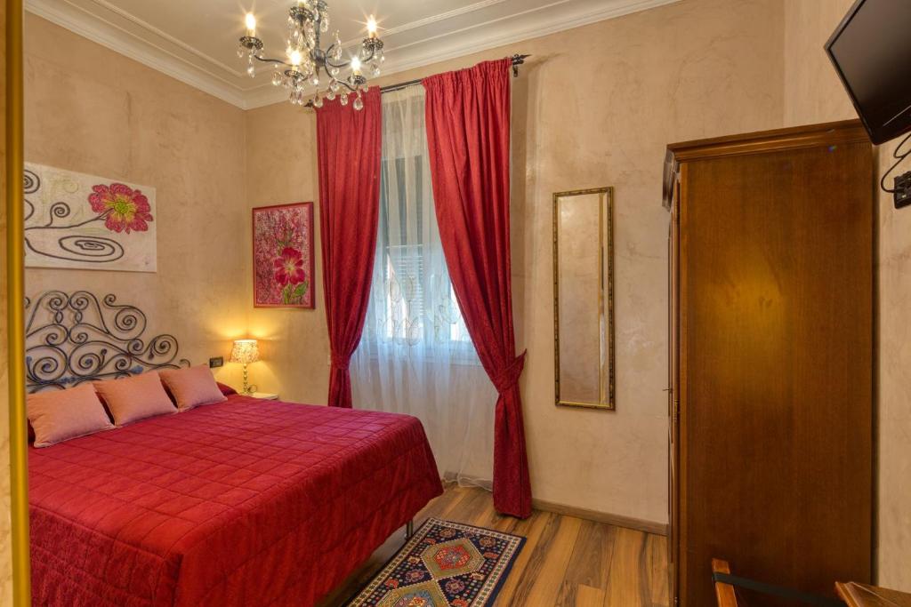 Ein Bett oder Betten in einem Zimmer der Unterkunft Locanda Villa Moderna