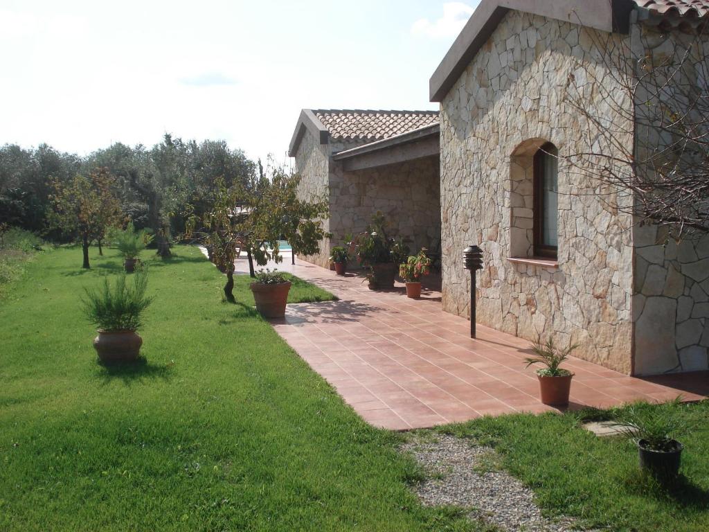 Zahrada ubytování B&B Castiglias