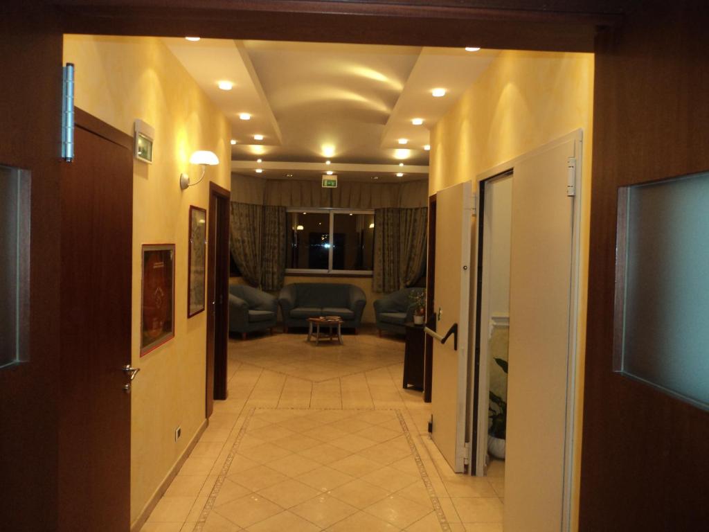 Posezení v ubytování Hotel La Fonte