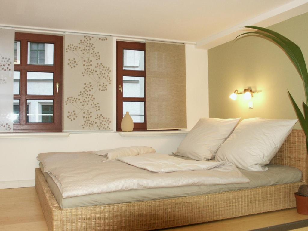 Llit o llits en una habitació de Apartment Wittenberg