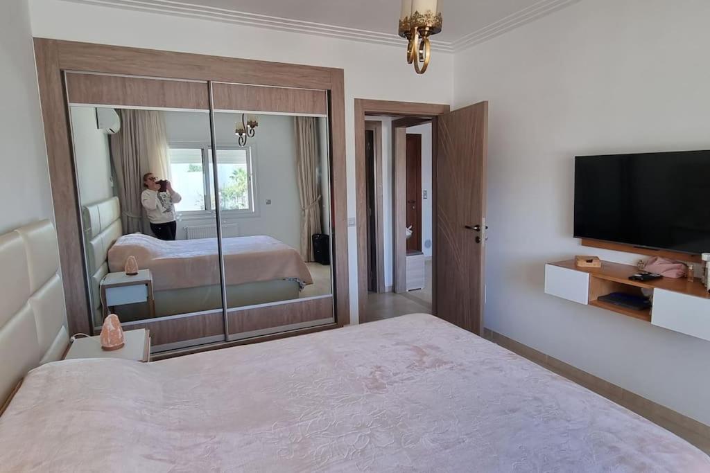 Postel nebo postele na pokoji v ubytování Fantastique, luxerieux, agreabel appartement
