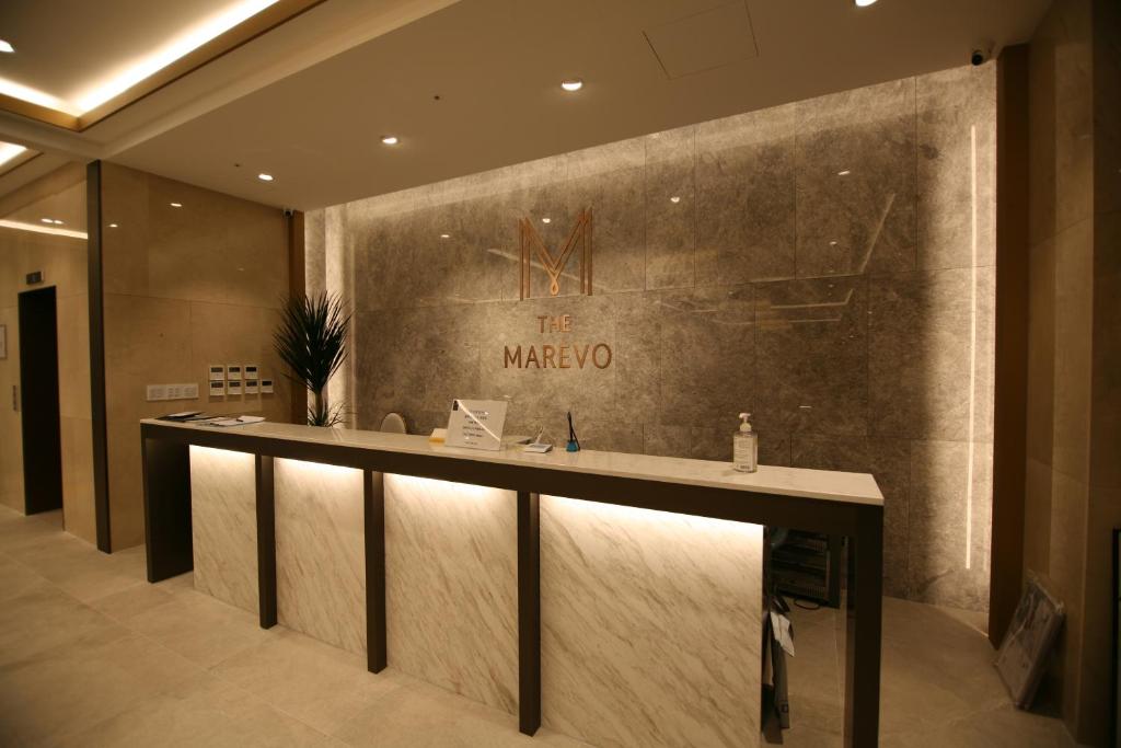 Lobbyen eller receptionen på The Marevo