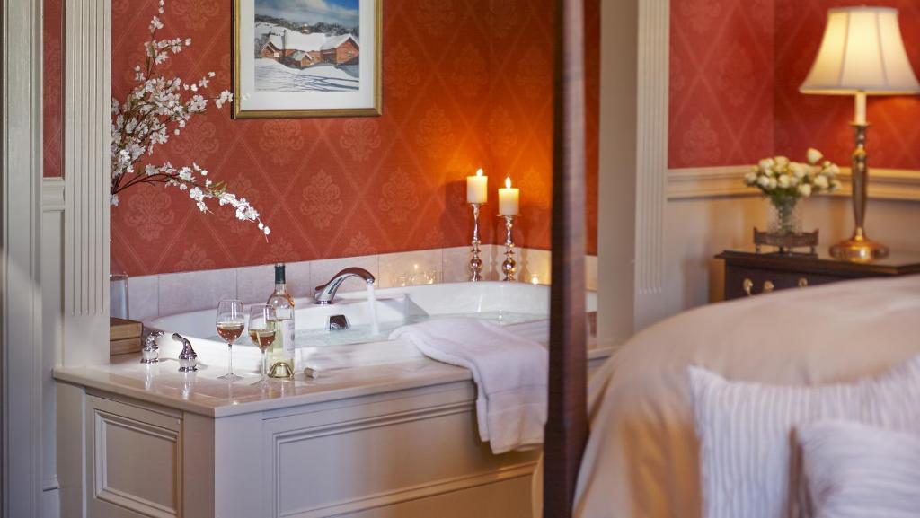 Letto o letti in una camera di Green Mountain Inn