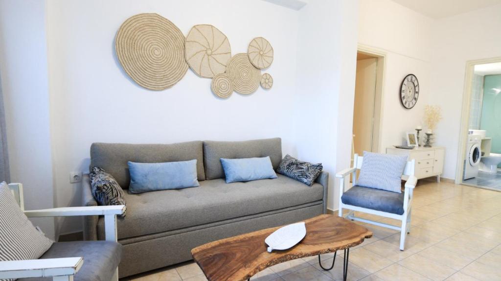 Część wypoczynkowa w obiekcie Comfortable Apartment with Garden - Casa con Vista