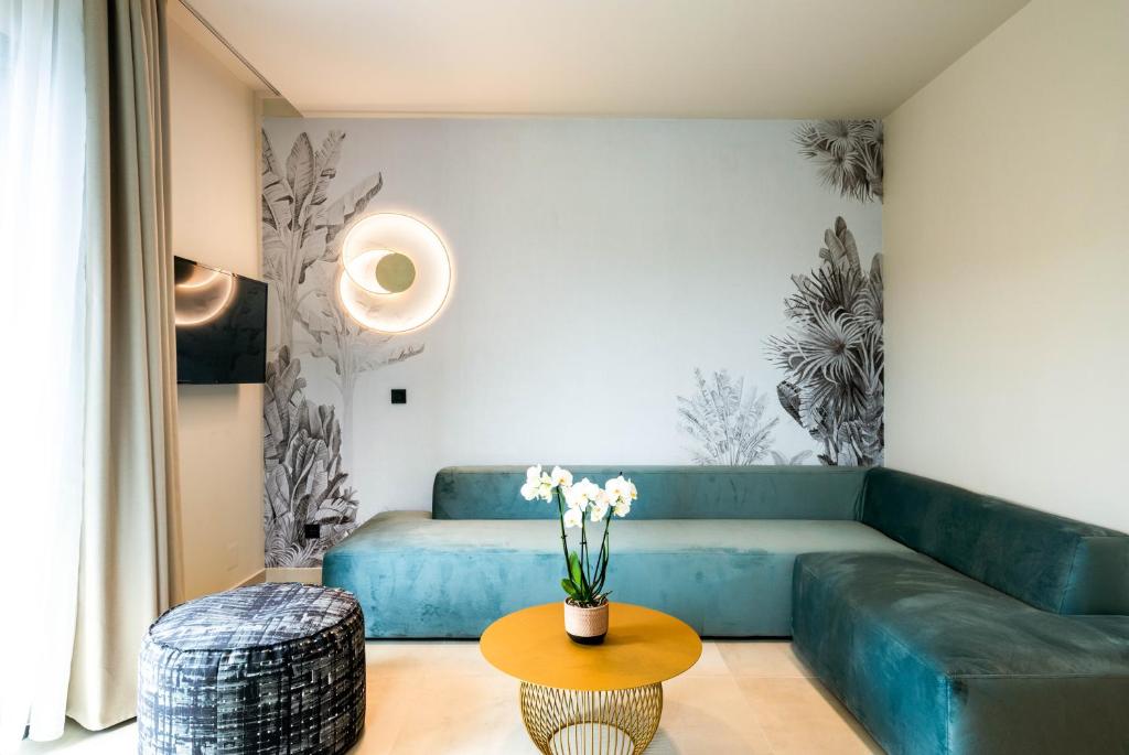 Posezení v ubytování Hara Suites