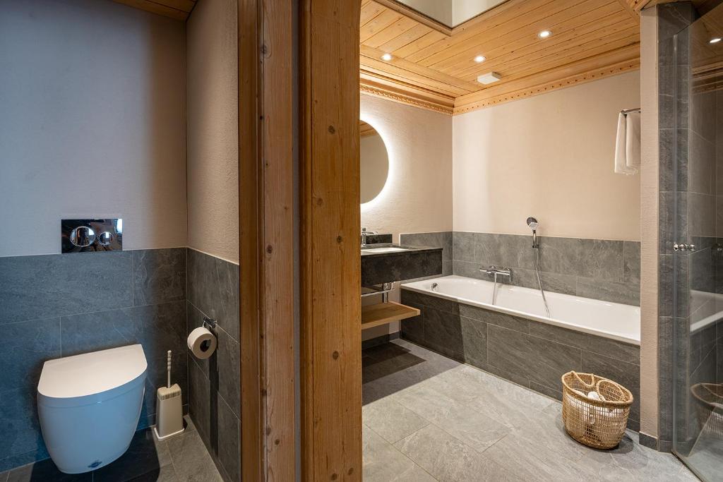 Koupelna v ubytování Hotel Steffani