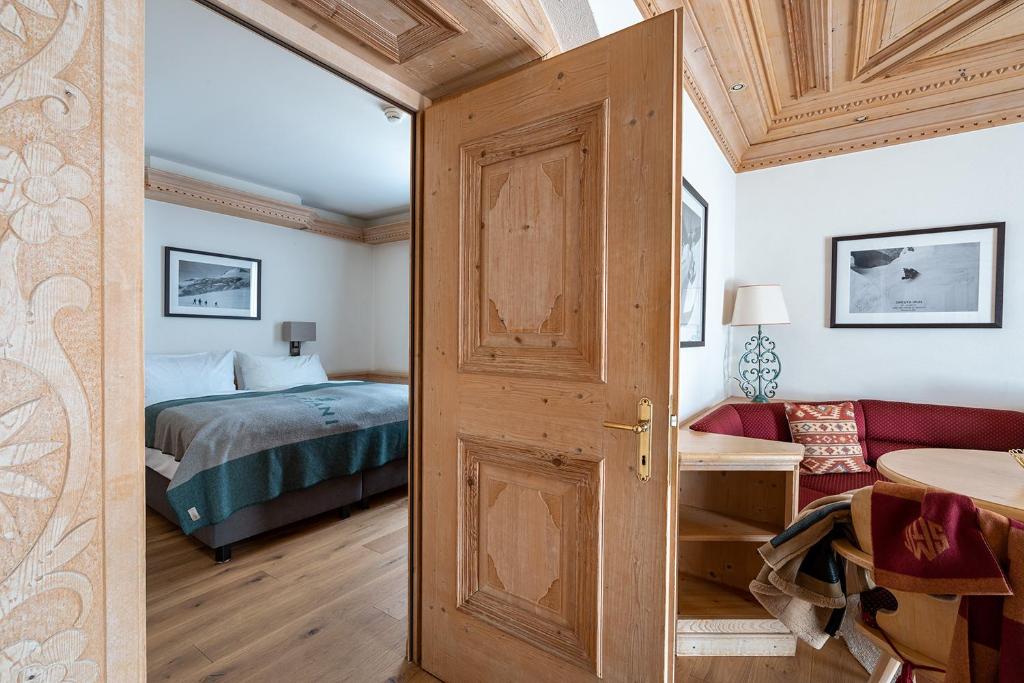 Postel nebo postele na pokoji v ubytování Hotel Steffani