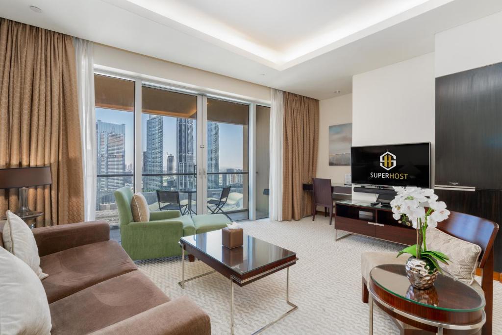 迪拜SuperHost EMAAR Residences Fashion Avenue - Address Dubai Mall的相册照片