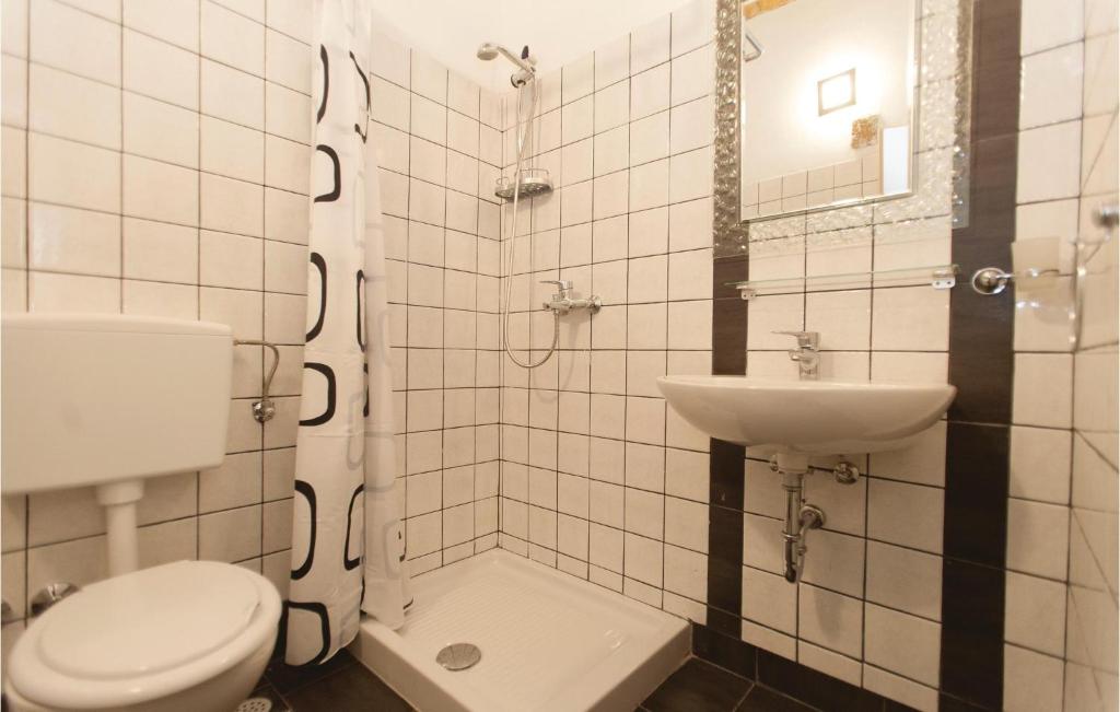 Koupelna v ubytování 4 Bedroom Pet Friendly Home In Zminj
