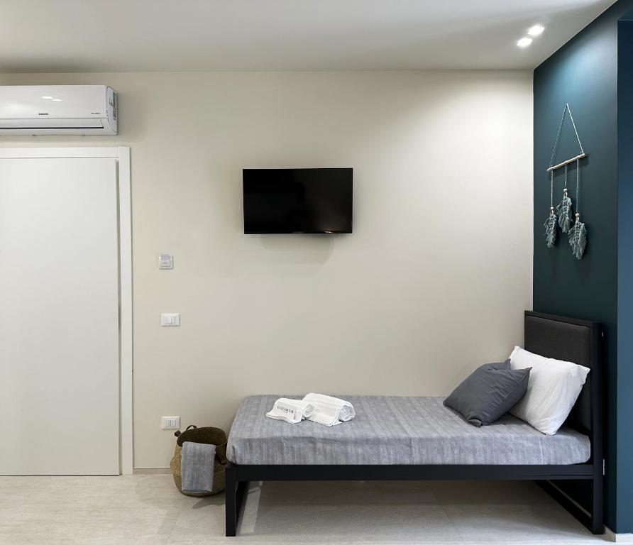 TV a/nebo společenská místnost v ubytování D'Aleammare - Rooms