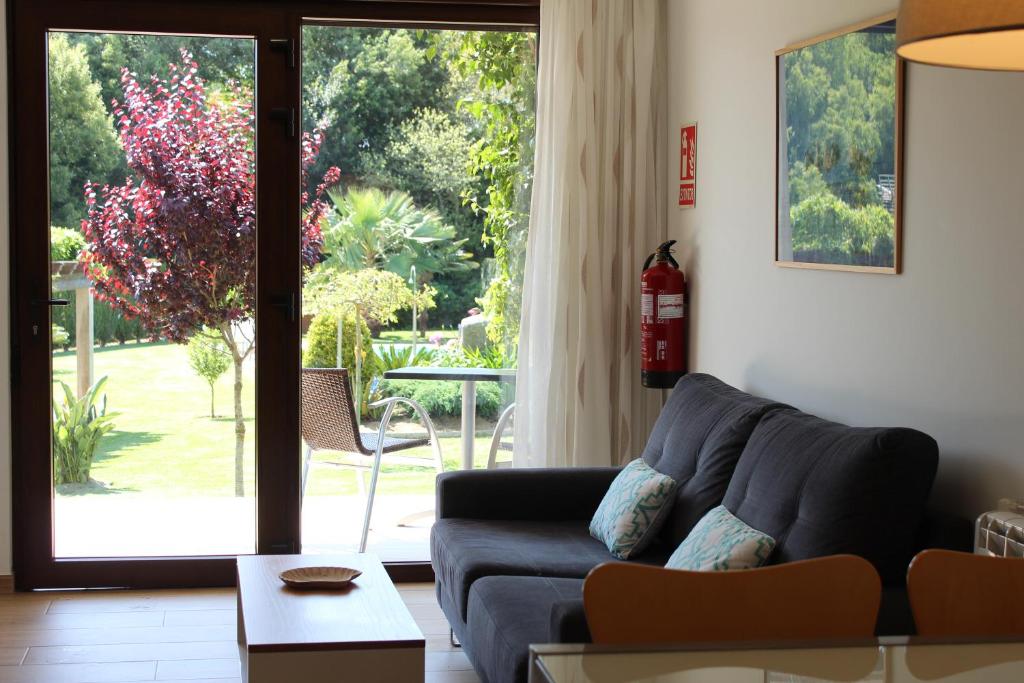 Posezení v ubytování Apartamentos As Lagoas