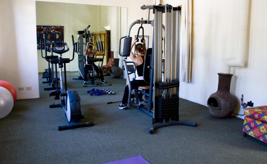 Fitness centrum a/nebo fitness zařízení v ubytování Casa Mision de San Miguel