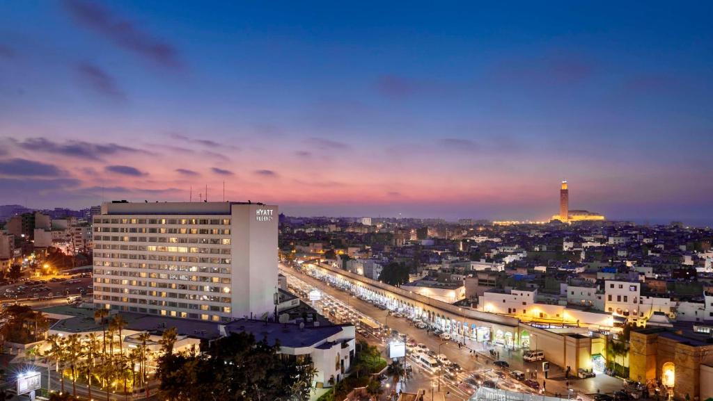 Nespecifikovaný výhled na destinaci Casablanca nebo výhled na město při pohledu z hotelu