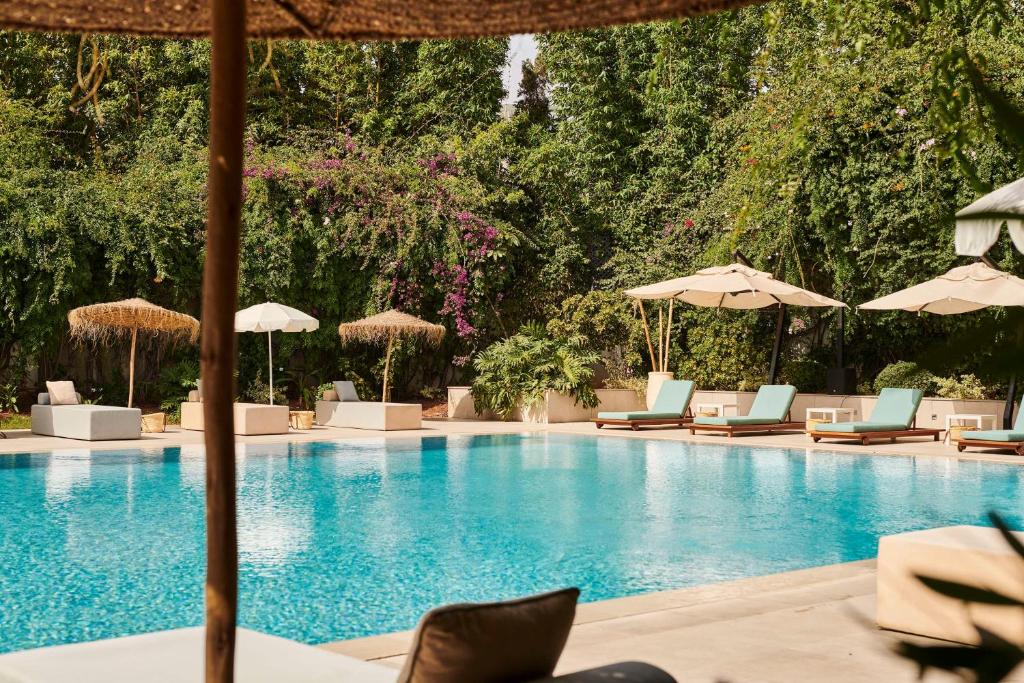 Bazén v ubytování Hyatt Regency Casablanca nebo v jeho okolí