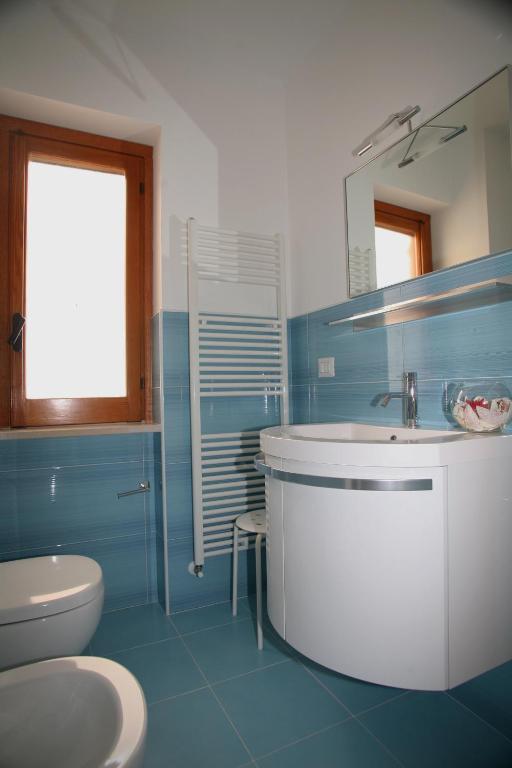 Koupelna v ubytování B&B Virolì