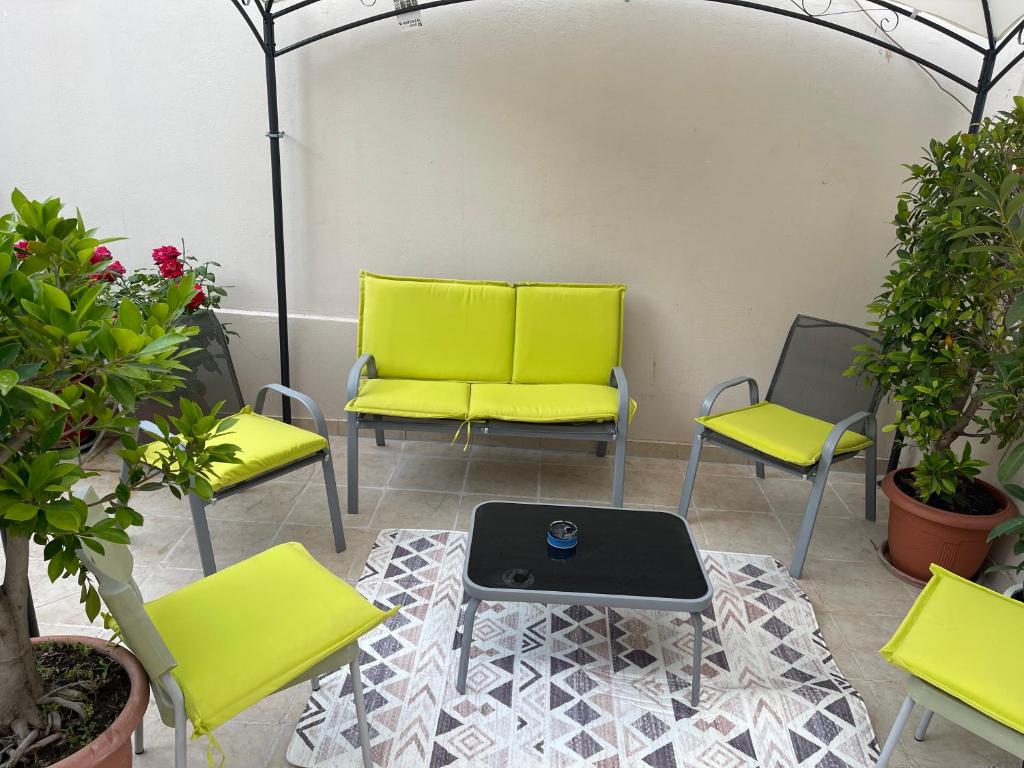 Posezení v ubytování By port apartment