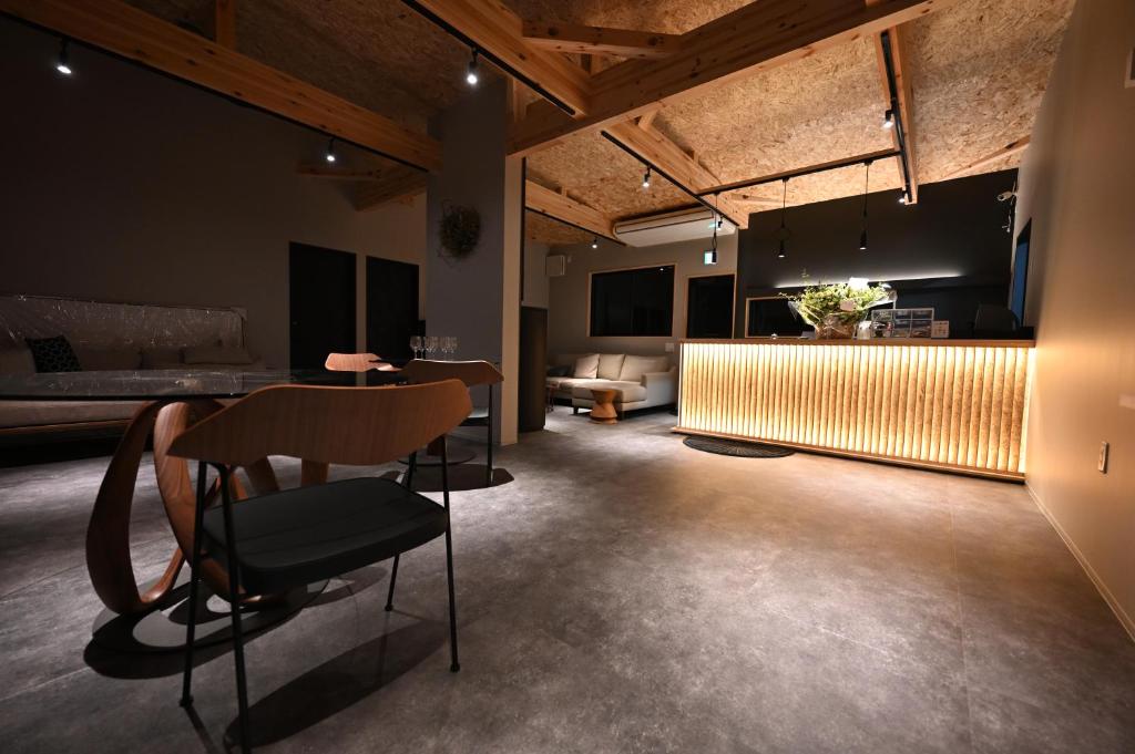 TV a/nebo společenská místnost v ubytování enico MtFuji Resort&Glamping