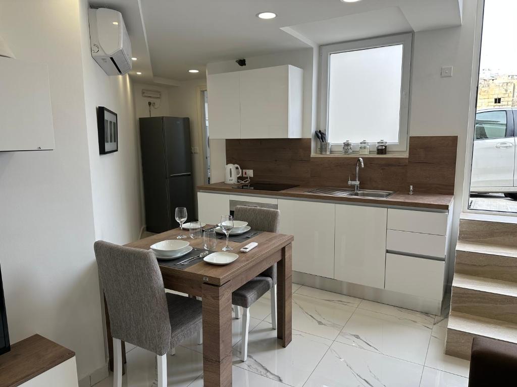 Kuchyň nebo kuchyňský kout v ubytování 10 Msida Park Residence