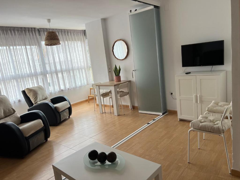Fotografia z galérie ubytovania Estudio Alegría a 50 Metros de la Playa v destinácii Málaga