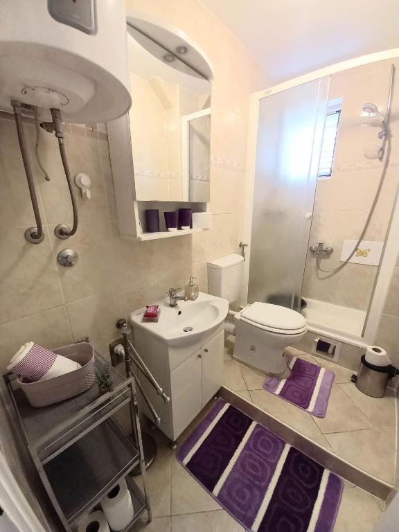 Koupelna v ubytování Apartment JeMa