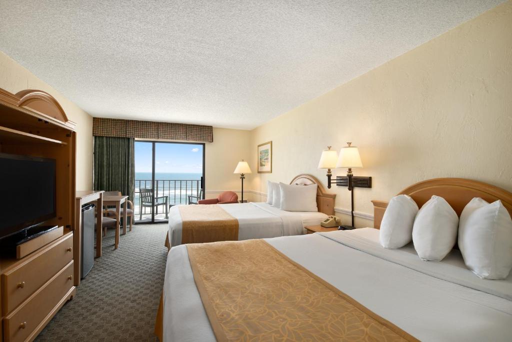 Days Inn by Wyndham Daytona Oceanfront - 大号床 - 大床 - 海滨/非吸烟