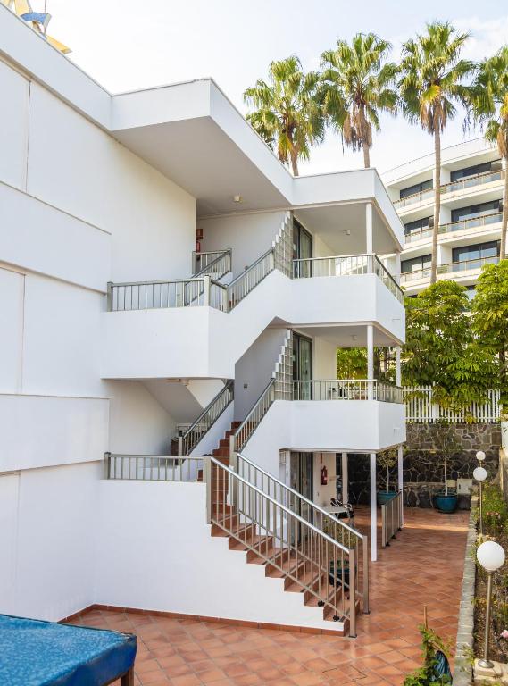 Balkón alebo terasa v ubytovaní Apartamentos Oasis Sol