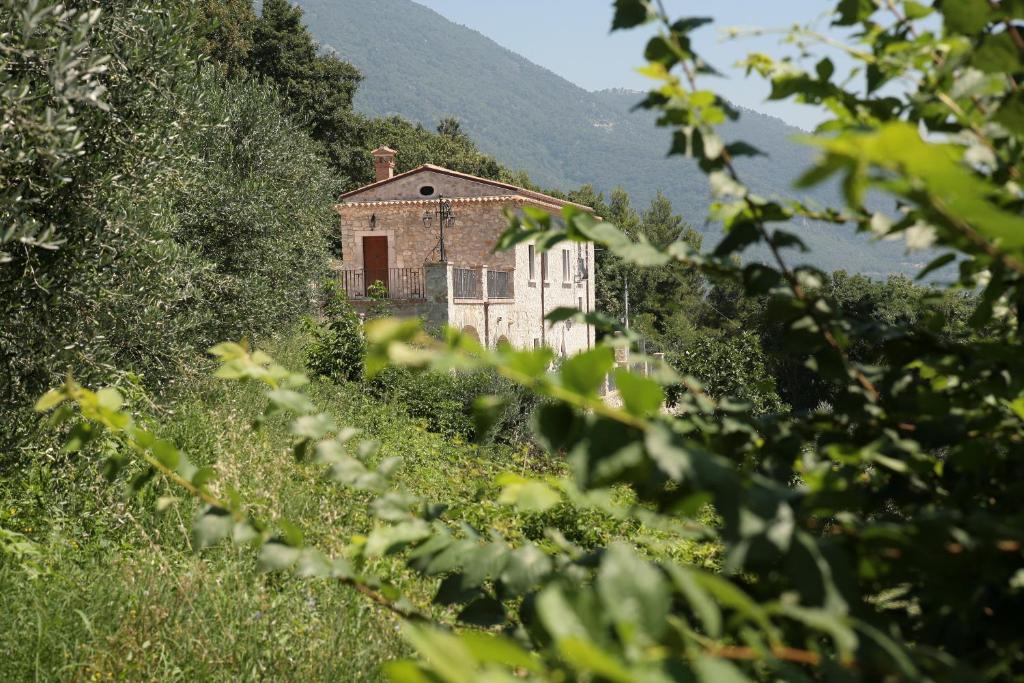 Faicchio的住宿－Antico Casolare Ceselenardi，山边的一座老房子