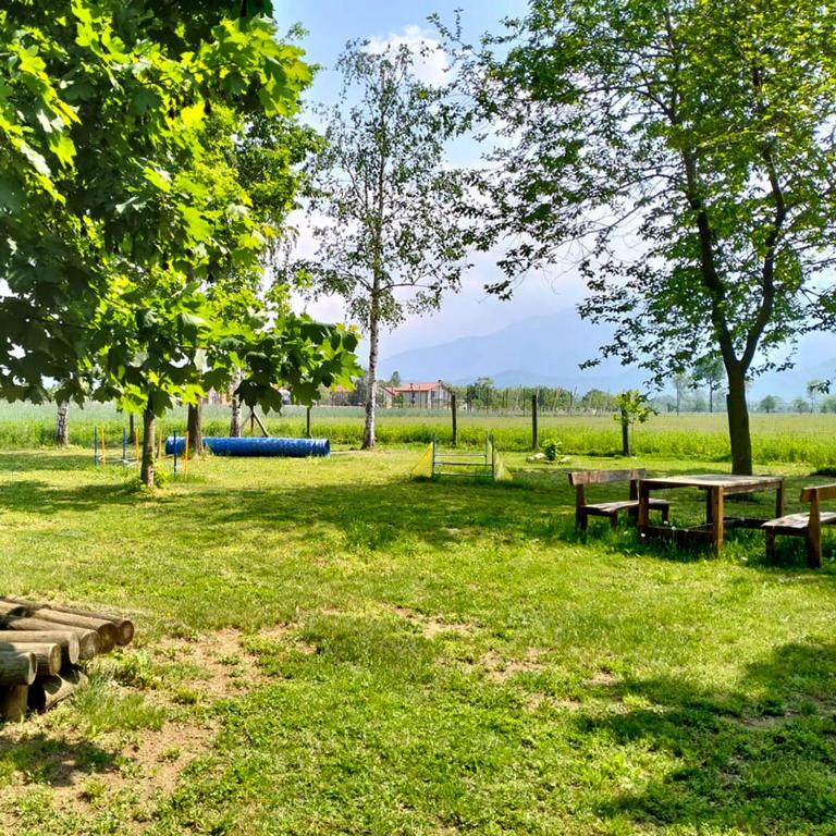 Zahrada ubytování B&B Belelì Daramba