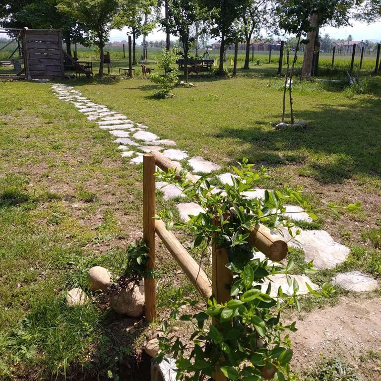 Zahrada ubytování B&B Belelì Daramba
