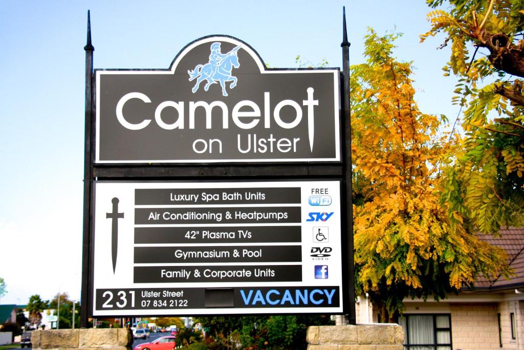 Certifikát, hodnocení, plakát nebo jiný dokument vystavený v ubytování Camelot On Ulster