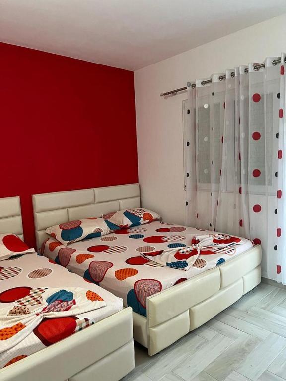 Postel nebo postele na pokoji v ubytování Rezidenca Mabel