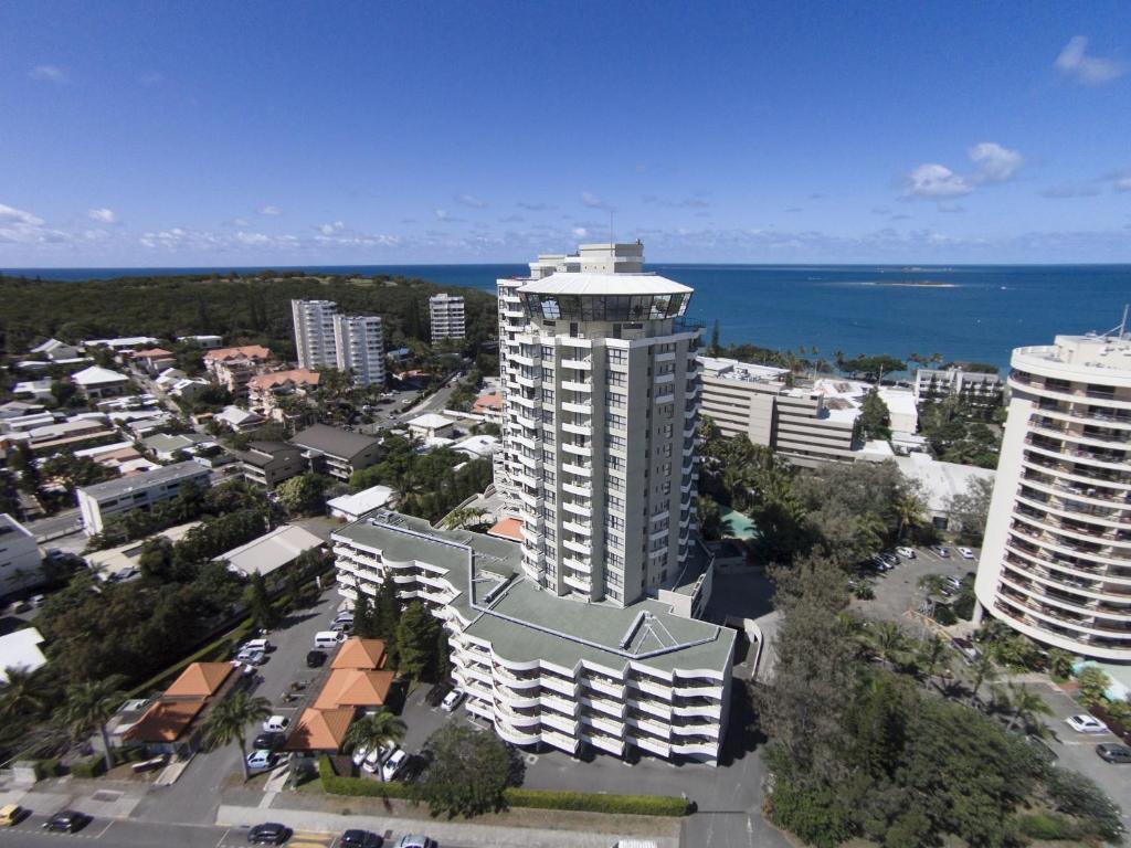 Vista generica su Noumea o vista sulla città dall'interno dell'hotel