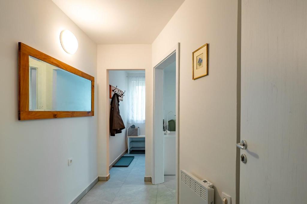 TV a/nebo společenská místnost v ubytování Apartma na hribu