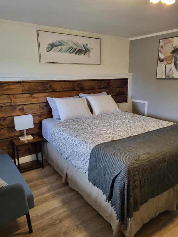 Postel nebo postele na pokoji v ubytování Scoodic Motel