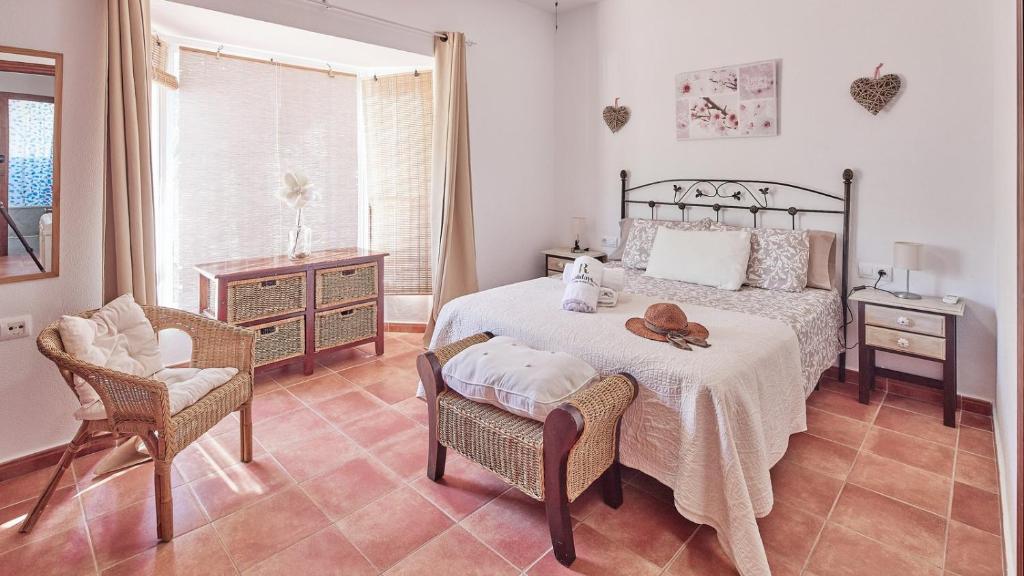 Posteľ alebo postele v izbe v ubytovaní Villa Lola 14 Chiclana de la Frontera by Ruralidays
