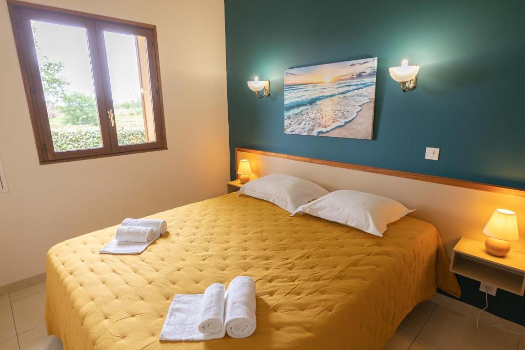 Postel nebo postele na pokoji v ubytování Residence Mare e Sole